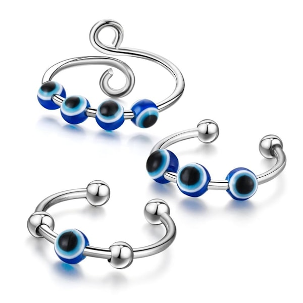 anti-ångest spinner fidget roterande ring ringar justerbar