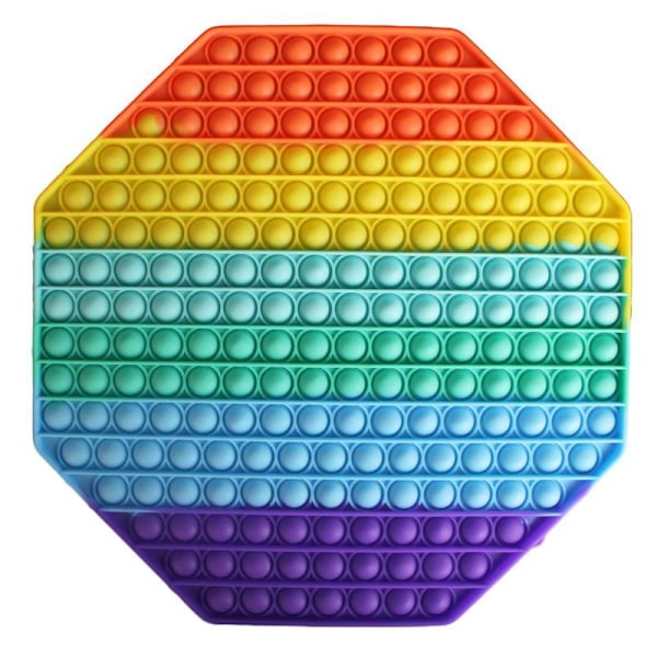 fidget toys pop it leksak sensory regnbåge 20cm