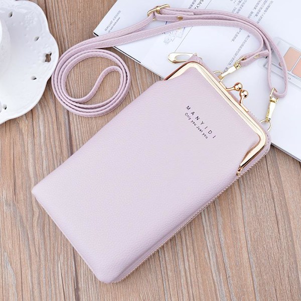 Baellerry Damehåndtasker Mode Clutch Tasker PU læder skuldertaske lyserød 19,5 cm * 11 cm * 4,5 cm
