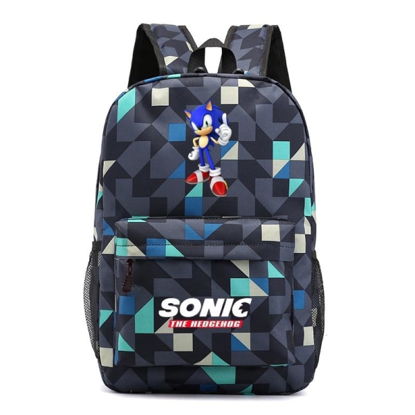 Sonic rygsæk børne rygsække rygsæk 1 stk rombe blå 2