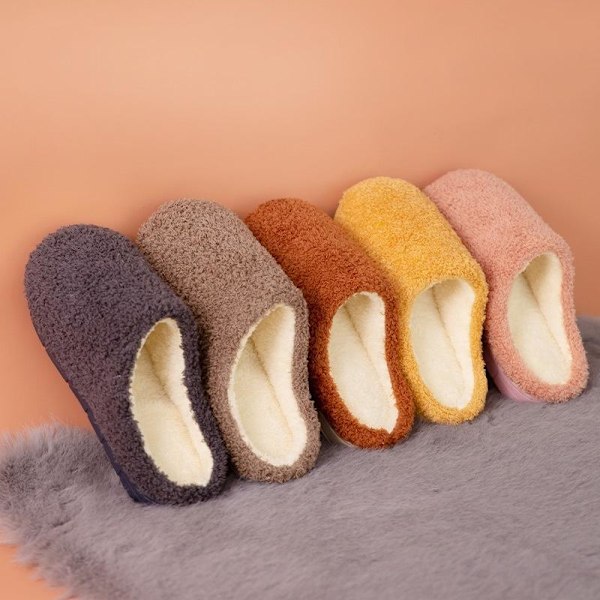 fluff tofflor varma tofflor innetofflor grå 42-43 (insida 27cm)