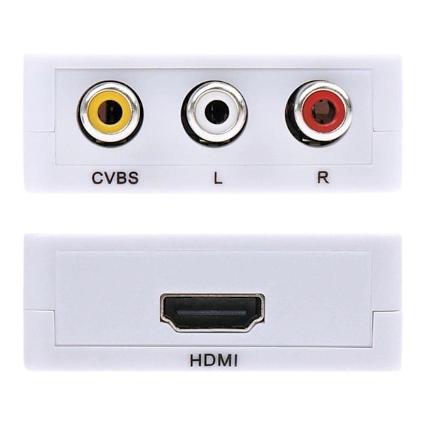 HDMI till RCA Audio Video AV CVBS Kompositvideo HDMI2AV Adapter