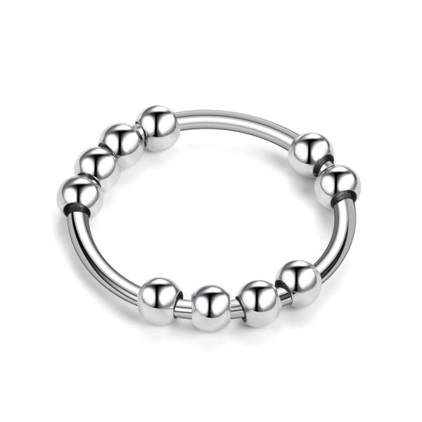 anti-angst spinner fidget roterende ring ringe størrelse 10/19,8 mm