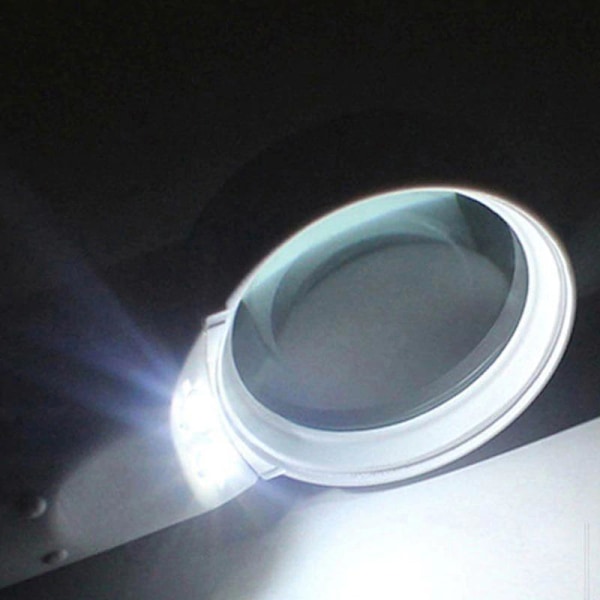 Lupp Förstoringsglas Mikroskop med LED belysning X15 Handhållet