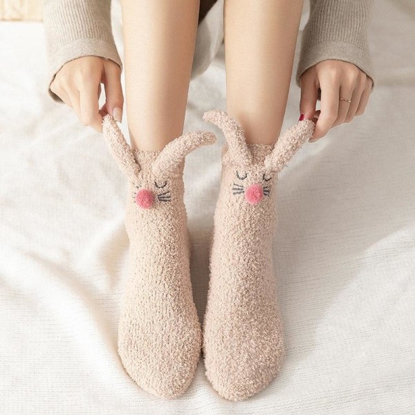 fluffy sokker kvinder dame kvinder vinter sokker pakke 6 par
