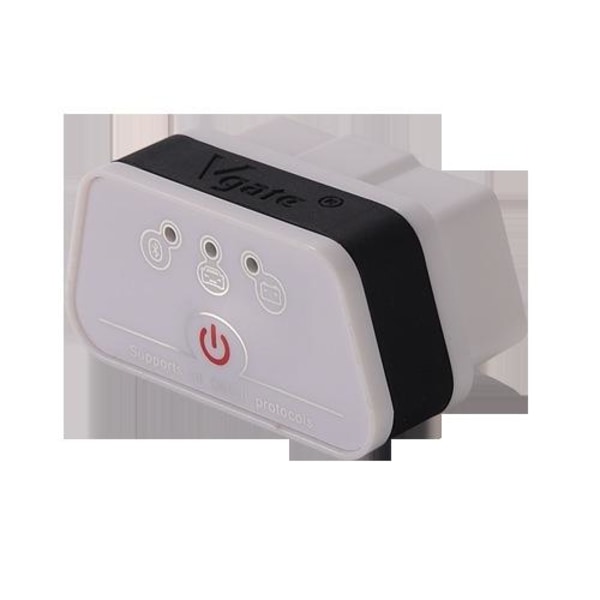 Vgate ICar2 Bluetooth bilfejldetektor med 8 farveskærm - Scan o hvid sort