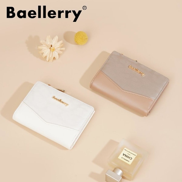 Baellerry Slim Bifold-plånbok för kvinnor med flera kortplatser grön