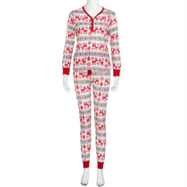 julkläder julpyjamas familj pyjamasbyxor jultröja pyjamas set Barn 10T