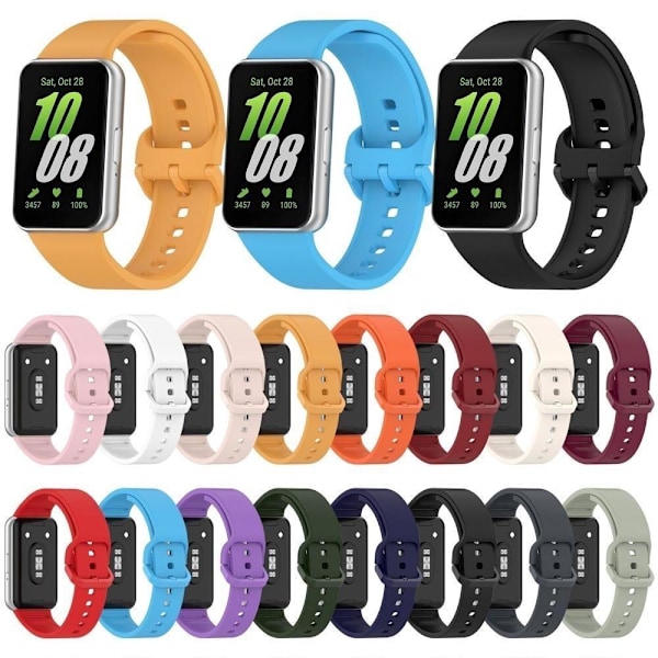 Armbånd i silikon til Samsung Galaxy Fit3 R390 gul