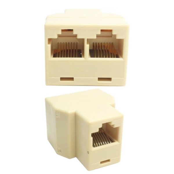 Treveiskoppling 8P/8C RJ45 Splitter