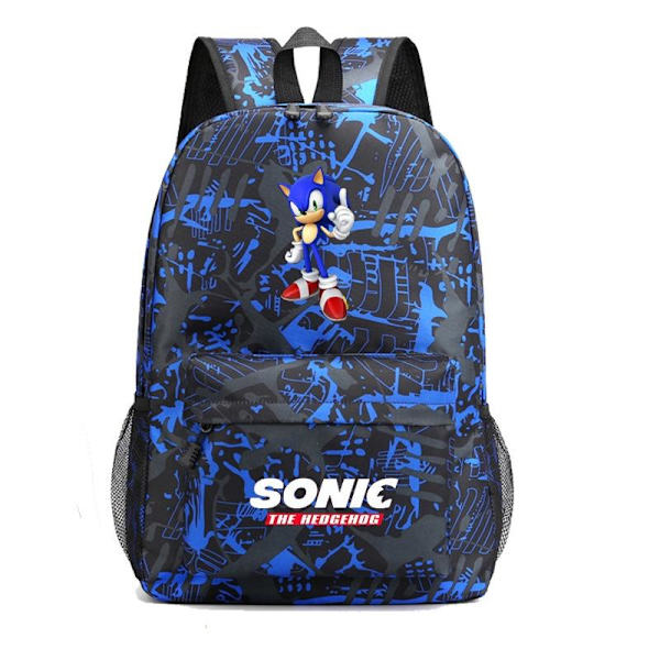 Sonic reppu lasten reput reppu 1kpl musta/sininen 2