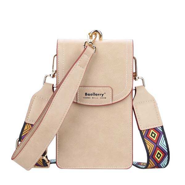 Baellerry Naisten Pienet Crossbody Laukut Pu Nahka Puhelin Clutch V keltainen