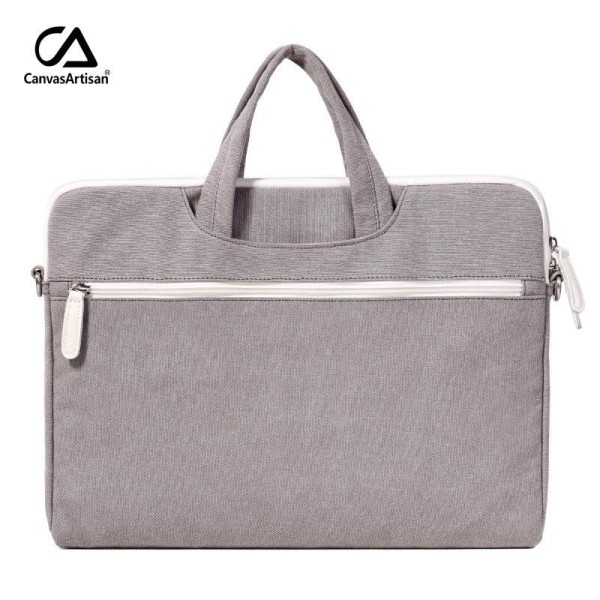 computertaske computertaske / etui til bærbar laptop lysegrå 13 tommer