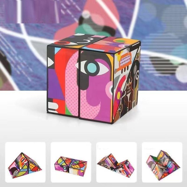 Rubik's Cube Gave Pædagogisk Legetøj Til Børn Stress Relief stil 3