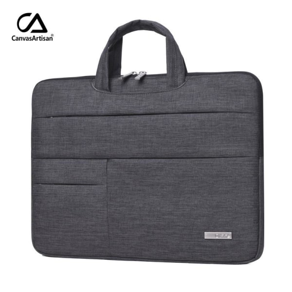 computertaske computertaske / etui til bærbar laptop lysegrå 15 tommer