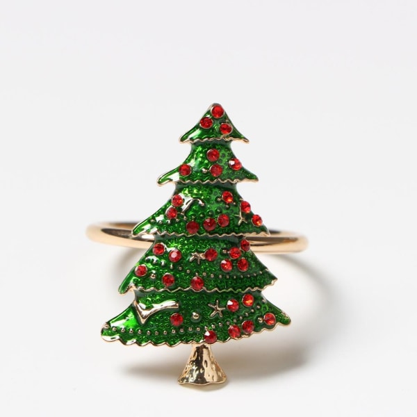 Servietringe Juleferie Thanksgiving Julepynt Julepynt ca 6 stk / juletræ 1