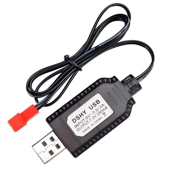 USB laddare kabel batteriladdare 7.2V 7.2V JST-2P