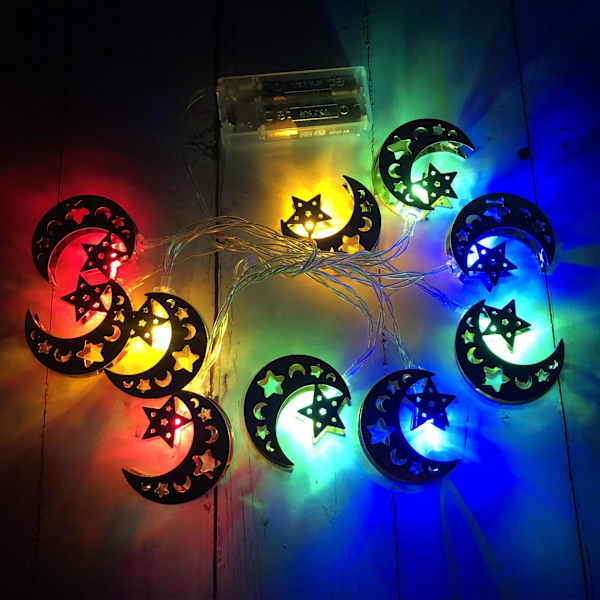 Ramadan eid mubarak dekorasjon led stripe lys Lengde 1,65m
