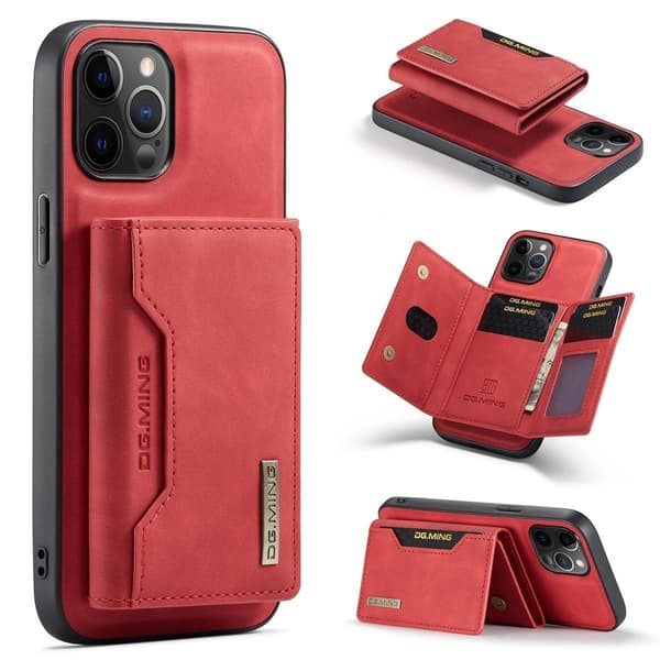 (iPhone 12 / iPhone 12 Pro) DG.MING M2 -sarjan irrotettava puhelin punainen