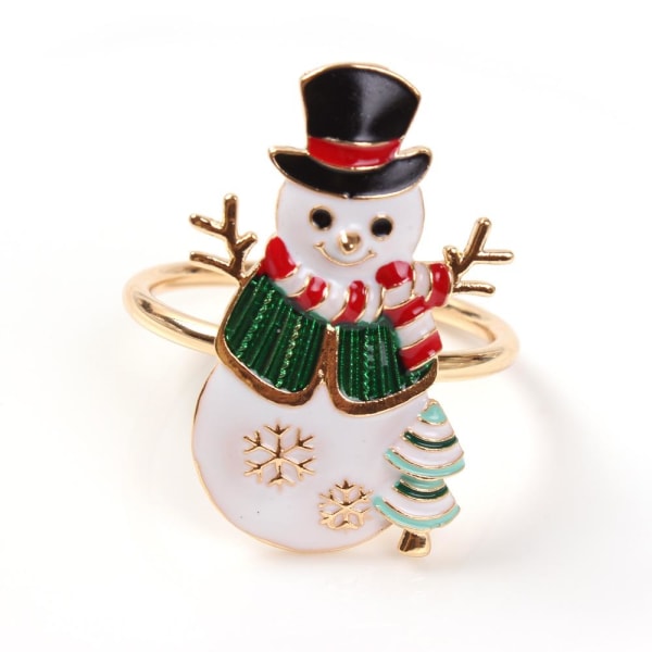 Servietringe Juleferie Thanksgiving Julepynt Julepynt ca 6 stk / snemand 2