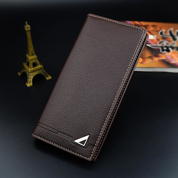 Baellerry Herr Business Design Korthållare Plånböcker PU Läder V Kaffe 18.5cm*9cm*1.8cm