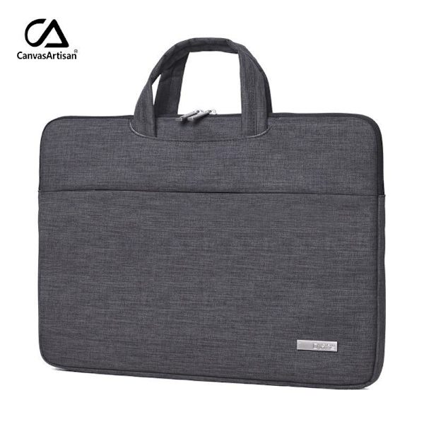 datorväska datorfodral / fodral till laptop bärbar dator mörkgrå 15 tum