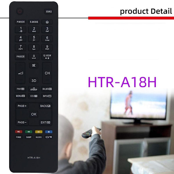 fjärrkontroll ersättning remote för Haier HTR-A18M HTR-A18E HTR- HTR-A18H
