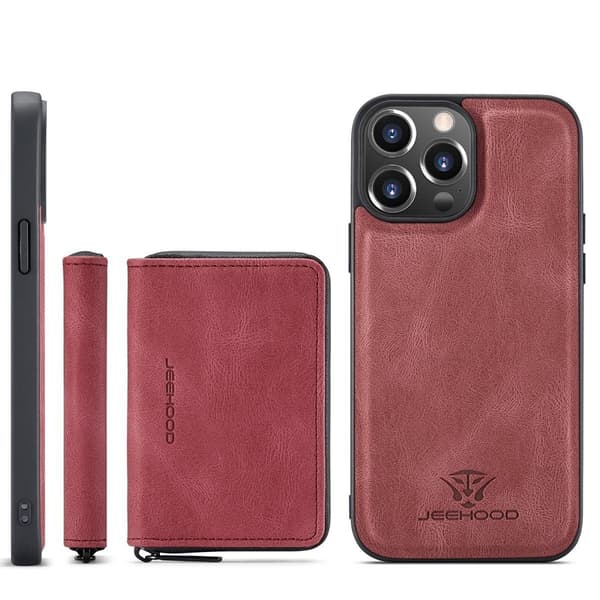 (Til iPhone 12Mini) Etui med stativ og kortlommer, stødsikkert, dets slanke design sort