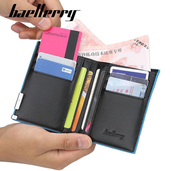 Baellerry Miesten korttikotelot Lompakot PU-nahka Business Bifold p kuten kuvassa 1 10 cm * 12 cm * 1,5 cm