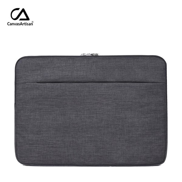 datorväska datorfodral / fodral till laptop bärbar dator lysgrå 15 tommer