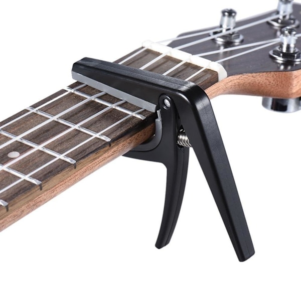 Gitarr Clamp Guitar Jaw Capo Clamp för Ukulele Guitar, 1st