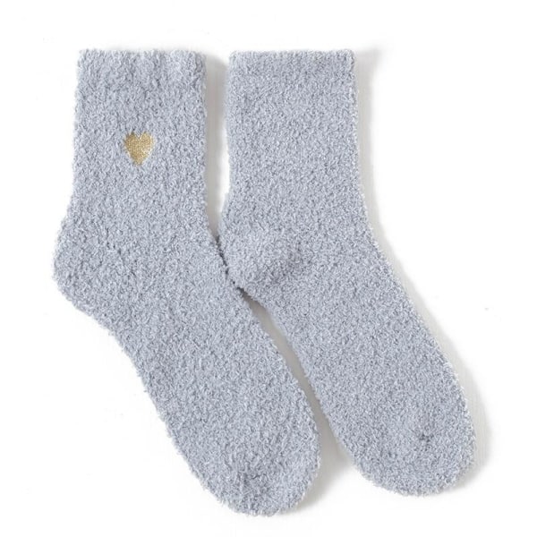 hyggelig varme søde fluffy sokker pakke med vinterstrømper 2 par