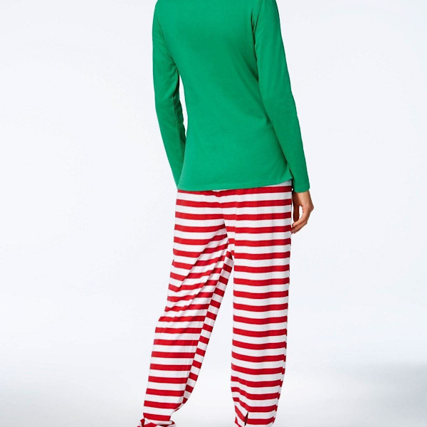 julkläder julpyjamas familj pyjamasbyxor jultröja pyjamas set Barn 6T
