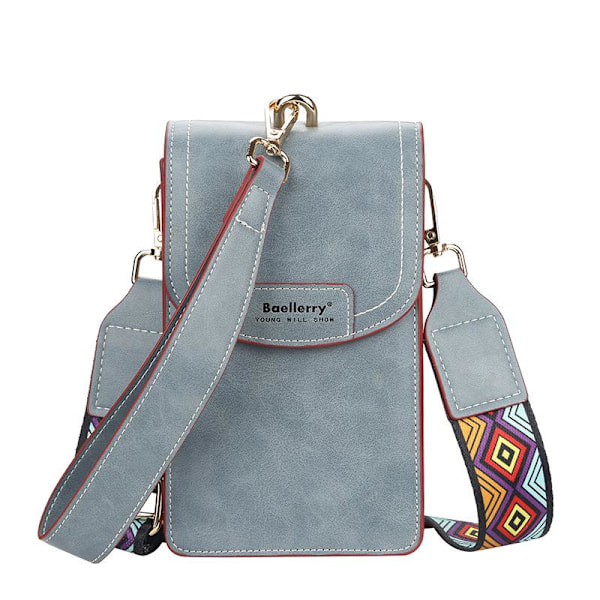 Baellerry Naisten Pienet Crossbody Laukut Pu Nahka Puhelin Clutch V vaaleanpunainen