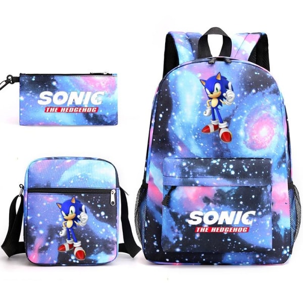 Sonic reppu penaali olkahihna laukkupakkaus (3 kpl) pinkki 3