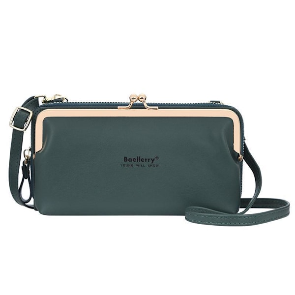 Baellerry Fashion Olkalaukut Crossbody Messenger Bag naisille musta 19 cm * 11 cm * 5 cm