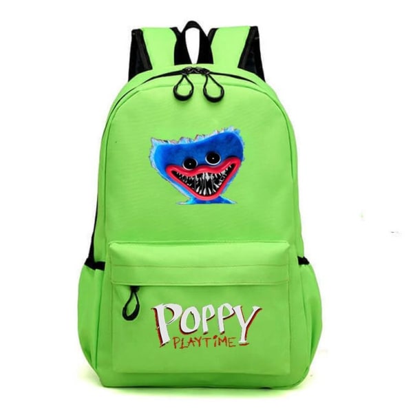 Poppy playtime ryggsäck barn ryggsäckar ryggväska 1st grön