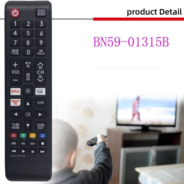 fjärrkontroll ersättning remote för Samsung BN59-01315B 01315D 0 BN59-01315J