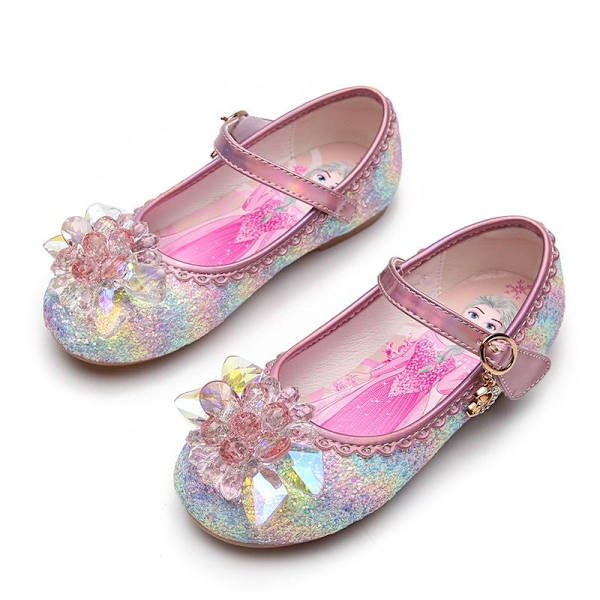 prinsessakengät elsa kengät lasten juhlakengät pinkki 18,5 cm / koko 29