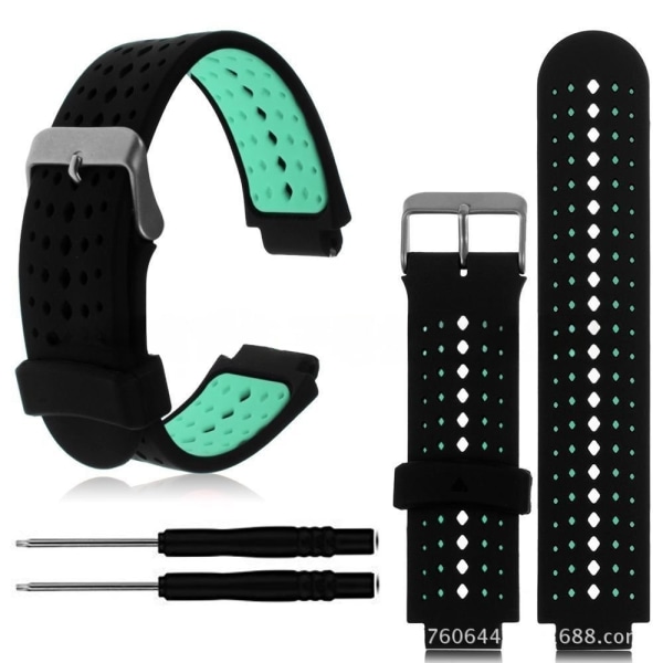 rannekoru silikoni Garmin Forerunner 220 230 235 Approach S20 violetti/vaaleanpunainen