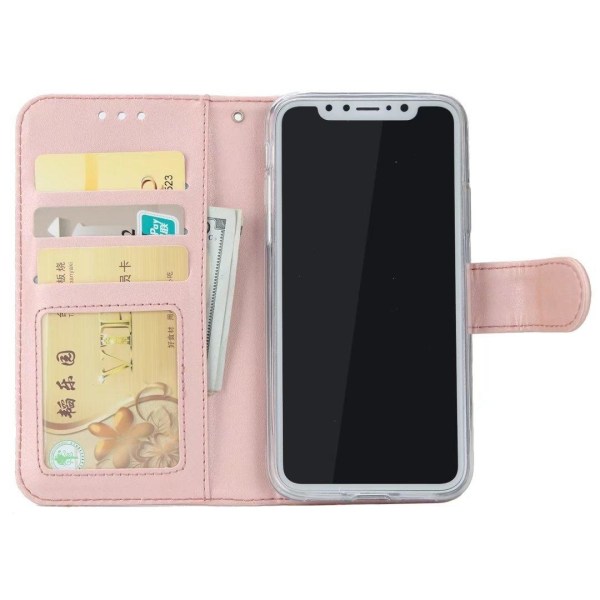 mobilskal fodral plånboksfodral korthållare för iPhone XS MAX svart