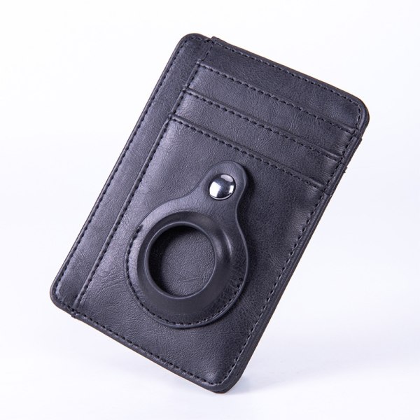 airtag plånbok lommebok apple airtags korthållare kort svart