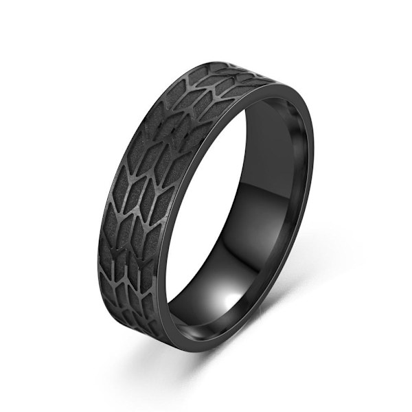 Korroosionkestävä timantti riipus - ajaton eleganssi hänelle 6mm musta Nro 10