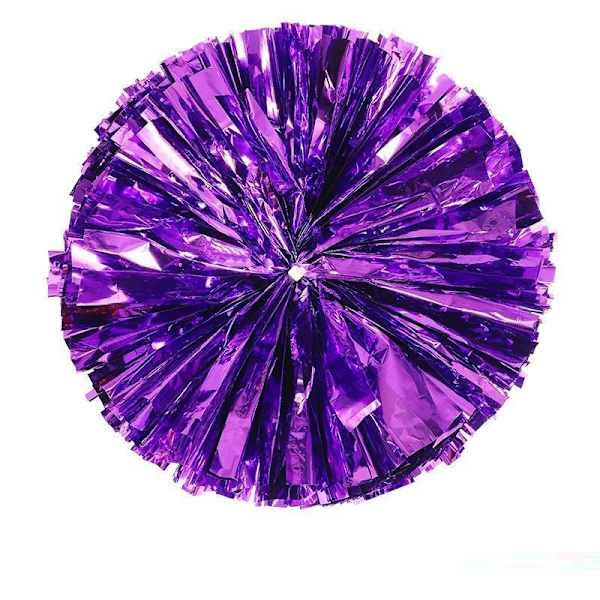 2 cheerleader-cheerleader-pom pom-juhlaurheilupelikilpailuun violetti