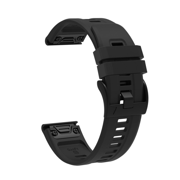 armbånd silikone Garmin Fenix ​​​​7xpro fenix 6x sort