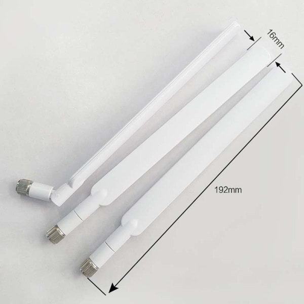 Ekstern antenne 4G til Huawei B525 B535 B310 B315 Router 2 stk. hvid