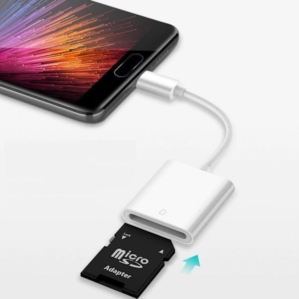 SD Minneskortläsare med USB-Typ C