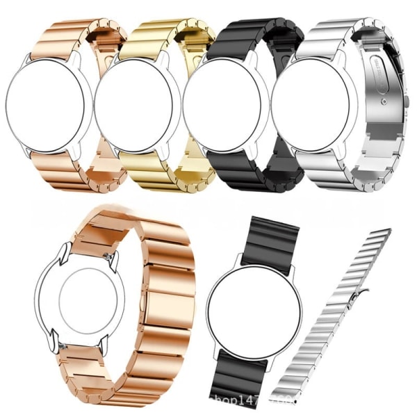 armbånd stål Garmin delete sort 22mm
