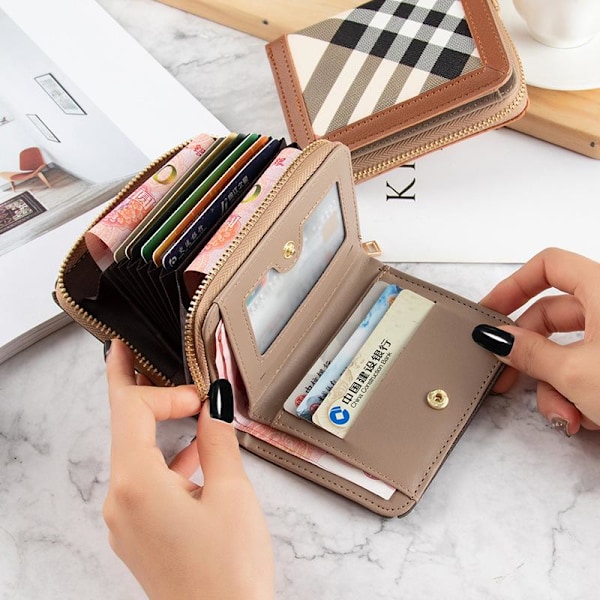 lompakko Lady Card korttikotelo mustaa PU-nahkaa