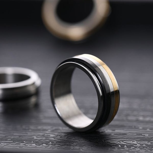 anti-angst spinner fidget roterende ring ringe Koko 6 / 16,4 mm
